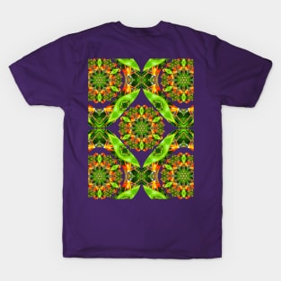 Beautiful Canna Flower Pattern. T-Shirt